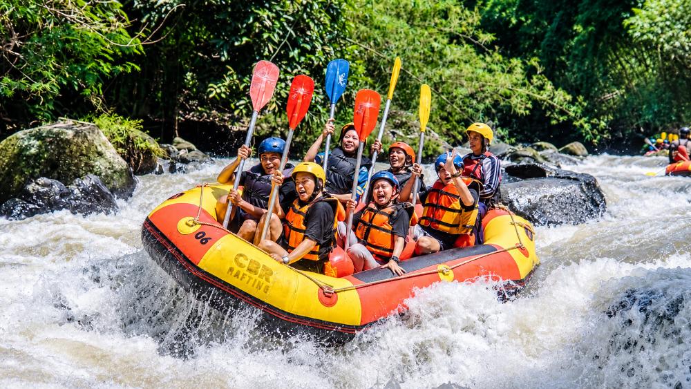 Pemandangan sungai & hutan sekitar