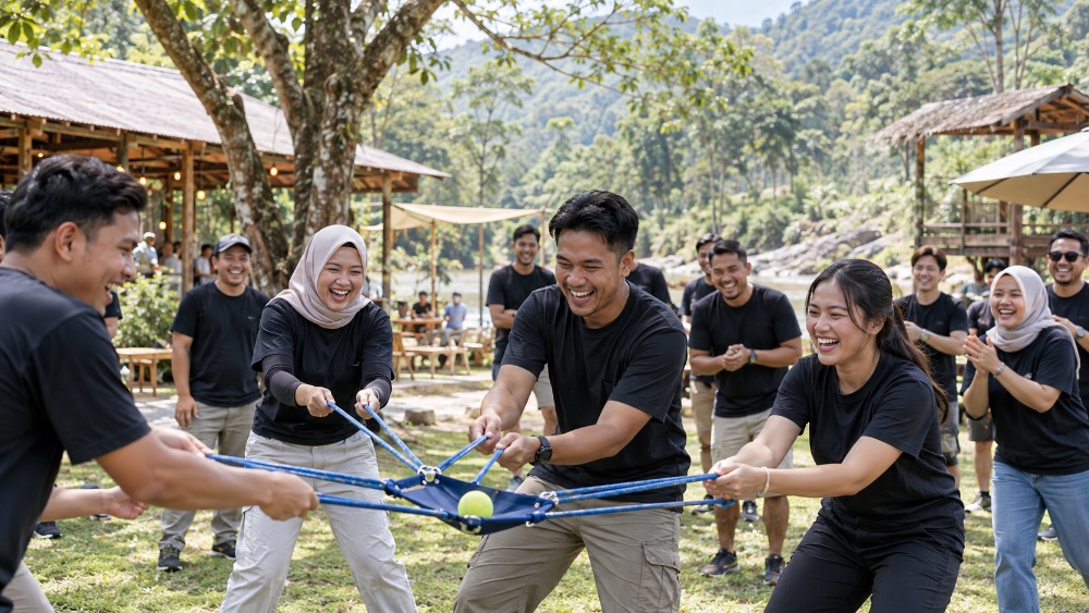 Outbound Perusahaan di Bogor: Bangun Kekompakan dan Kolaborasi Tim